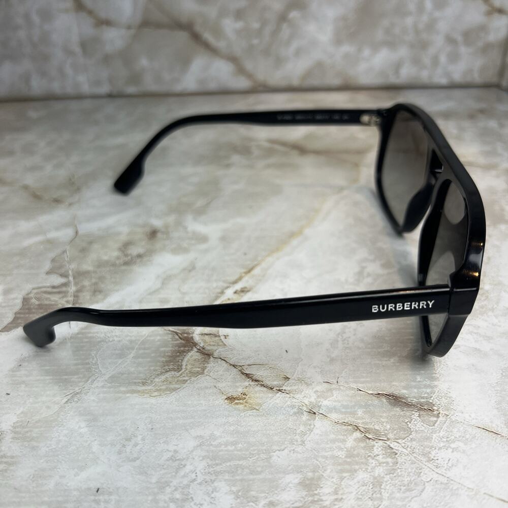 Burberry Sunglasses B 4320 Unisex 58-17-145 Gloss Black Italy FOR FRAMES ONLY - Picture 2 of 9
